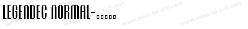 LegendeC Normal字体转换